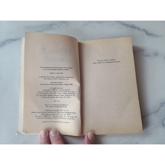 Miss P. And Me By Florence McNeil Paperback - Picture 4 of 10